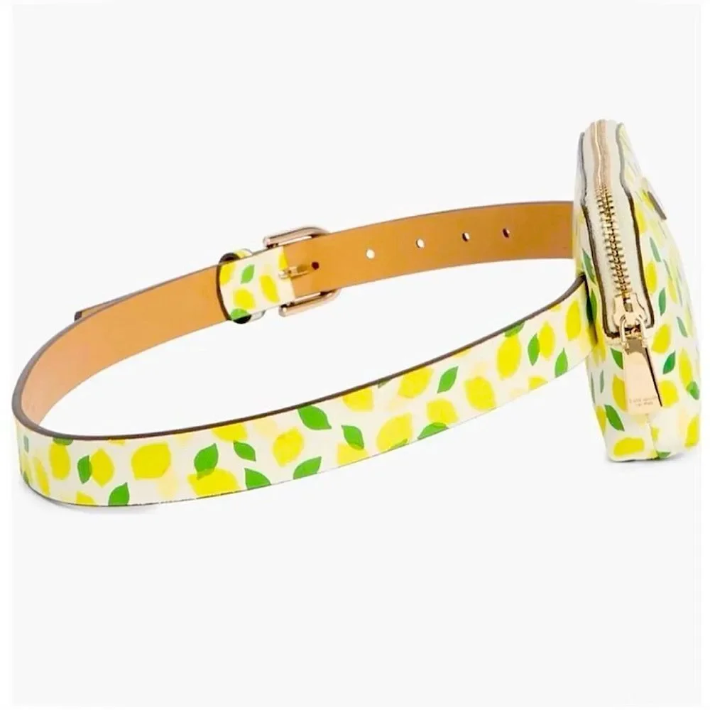 Kate Spade Lemon Drop Crossbody Belt Purse Bag Size L/XL • NEW WITH TAGS •